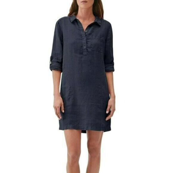 Michael Stars Navy Midi Dress - Picture 1 of 13